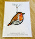 Bobbin Robin Stained Glass Effect Suncatcher
